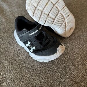Under Armour Kids' Black and White Sneakers